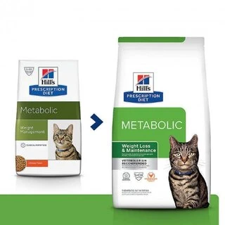 Сухой корм Hill's Prescription Diet Metabolic Weight Management для кошек курицей 3 кг для снижения веса