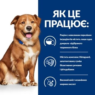 Сухой корм для собак Hill's Prescription Diet Derm Complete при пищевой аллергии и атопическом дерматите 4 кг