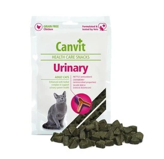 Полувологі функціональні ласощі для котів Canvit Urinary для профілактики інфекцій сечовивідних шляхів 100 г