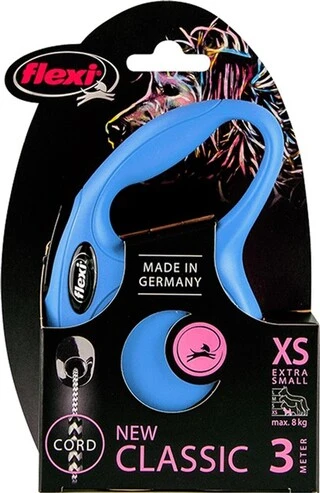 Поводок-рулетка Flexi Classic XS 3 м Синий