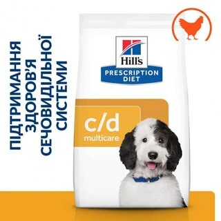 Сухий корм Hill's Prescription Diet c/d Multicare Urinary Care для собак з куркою 12 кг