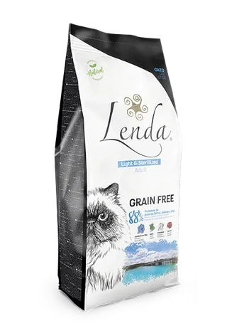 Сухой беззерновой корм для стерилизованных котов Lenda LIGHT &amp;amp; STERILIZED Adult, 2 кг