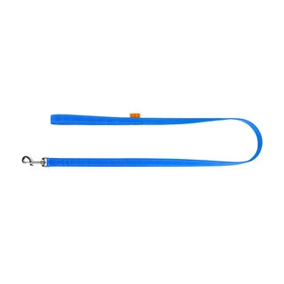 Поводок "Dog Extremе" нейлоновий подвійний (ширина 14мм, довжина 122см), блакитний