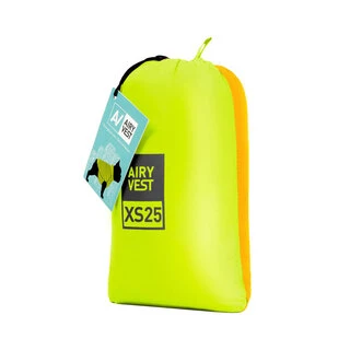 Двостороння куртка для собак AiryVest, розмір XS 25, салатово-жовта