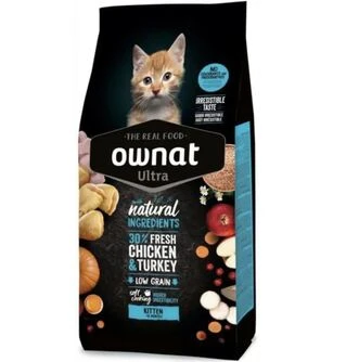 Корм для кошенят для кошенят Ownat Ultra для кошенят з куркою 1.5 кг