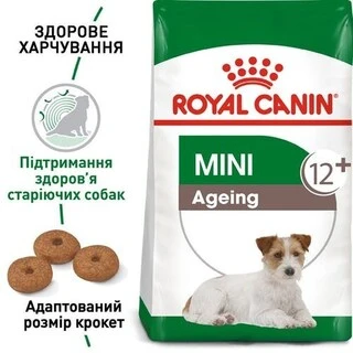 Сухий корм Royal Canin Mini Ageing 12+ для собак дрібних порід старше 12 років 800 г