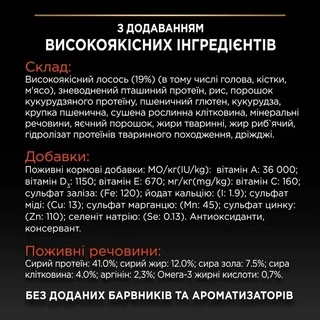 Сухой корм Purina Pro Plan Sterilised Adult 1+ Vital Functions с лососем для стерилизованных кошек и кастрированных котов 10 кг