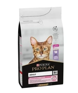 Сухой корм Purina Pro Plan Adult 1 + Delicate Digestion с индейкой для котов с чувствительной пищеварительной системой 10 кг