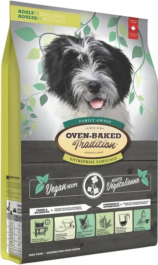 Веганский сухой корм для взрослых собак малых пород Oven-Baked Tradition 1.81 кг