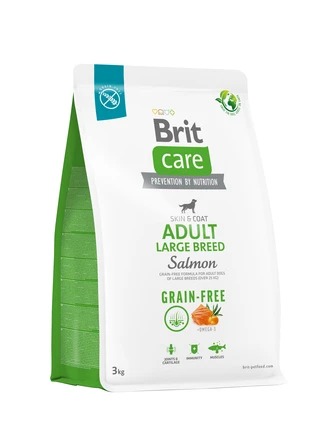 Корм для собак больших пород Brit Care Dog Grain-free Adult Large Breed беззерновой с лососем, 3 кг