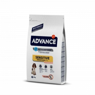 Сухой корм Advance Dog Med/Maxi Sensitive Salmon &amp;amp; Rice для взрослых собак с чувствительным пищеварением лосось и рис 3 кг