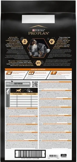 Сухой корм PRO PLAN Medium Adult 1+ Everyday Nutrion для взрослых собак средних пород, с курицей 14 кг