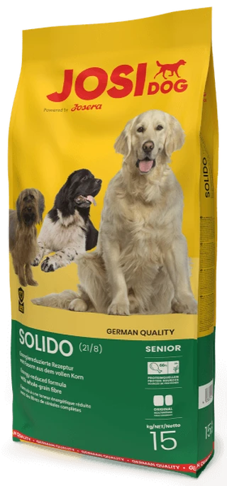 Сухой корм для пожилых собак JosiDog Solido Adult с мясом домашней птицы 15 кг