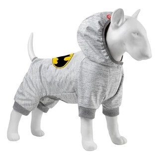 Комбінезон для собак WAUDOG Clothes, малюнок "Бетмен лого", софтшелл, XS30, B 36-40 см, З 24-27 см