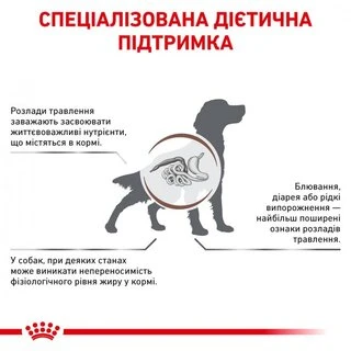 Лечебный сухой корм для собак Royal Canin Gastro Intestinal Low Fat Canine 12 кг