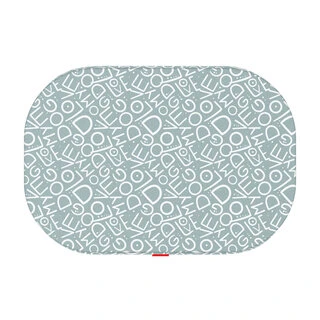 Лежанка для собак WAUDOG Relax, малюнок "Я люблю свою собаку", зі змінним чохлом, М, Ш 80см, Дл 55 см