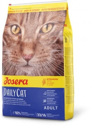 Сухой корм Josera DailyCat для котов с чувствительным пищеварением без злаков и картофеля 0.4 кг
