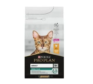 Сухой корм для котов Purina Pro Plan Adult 1 + Renal Plus с курицей 10 кг
