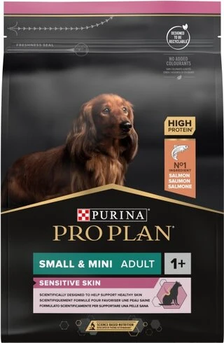 Сухий корм для собак Purina Pro Plan Small &amp; Mini Sensitive Skin з лососем 3 кг