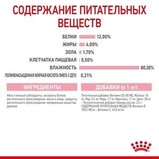 ПАК. Вологий корм Royal Canin KITTEN INSTINCTIVE IN GRAVY (Соус) для кошенят 12шт по 85 г