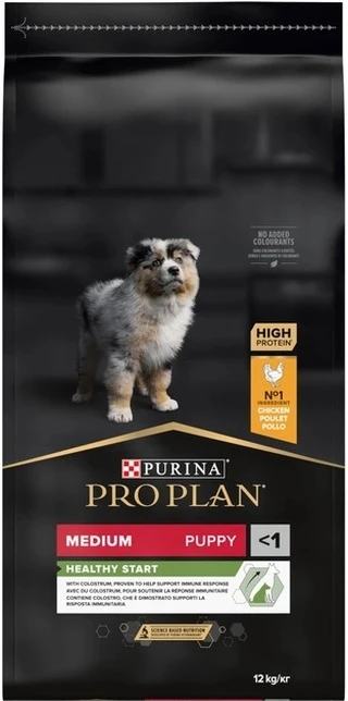 Сухий корм PRO PLAN Medium Puppy Healthy Start для цуценят середніх порід, з куркою 12 кг