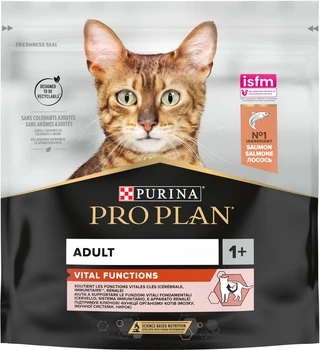 Сухий корм для дорослих котів Purina Pro Plan Adult 1+ Vital Functions з лососем 400 г