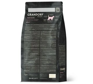 Сухой корм для взрослых кошек  Grandorf FRESH DUCK &amp;amp; SWEET POTATO ADULT CAT утка с бататом, 2 кг