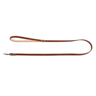 Поводок "CoLLaR" одинарний з прошивкою (ширина 14мм, довжина 122см), коричневий