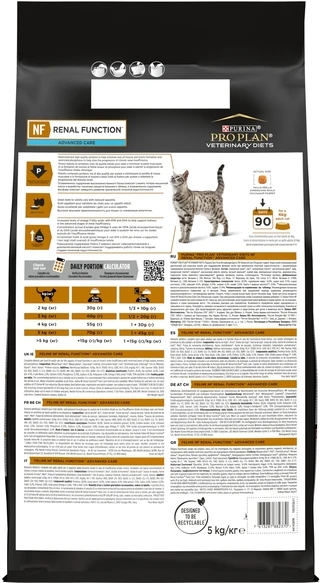 Сухой диетический корм для кошек для почек Purina Pro Plan Veterinary Diets NF Renal Function Advanced care 5 кг