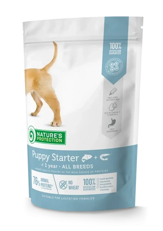 Сухой корм для щенков всех пород в период первого прикорма и отлучения от молока матери Puppy starter All Breeds 500г