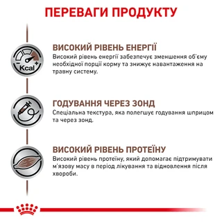 ПАК.Лікувальний корм Royal Canin Recovery 6 шт по  195 гр