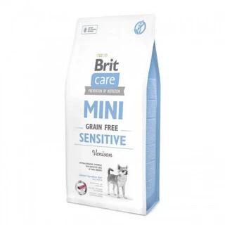 Сухой беззерновой гипоаллергенный корм для собак мелких пород Brit Care Mini Sensitive Venison с олениной 2 кг