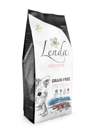 Сухий корм для кошенят беззерновий Lenda POULTRY &amp; FISH Kitten з домашньою птицею та рибою, 2 кг