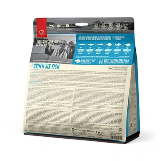 Сухой корм для кошек всех пород Orijen 6 Fish Cat &amp;amp; Kitten с рыбой 340 г (o28134)