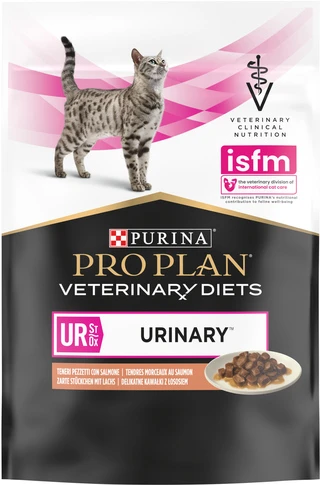 Упаковка влажного корма для кошек Purina Pro Plan Veterinary Diets UR ST/OX Urinary снижения струвитных камней 10 x 85 г