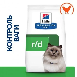 Сухий корм Hill's Prescription Diet r/d Weight Reduction для котів з куркою 3 кг