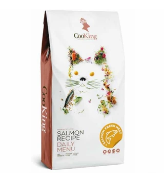 Сухой беззерновой корм для кошек CooKing Cats Salmon с лососем 8 кг