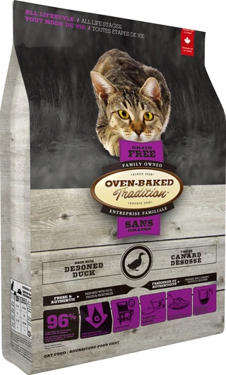 Сухий корм для котів Bio Biscuit Oven-Baked Tradition повністю збалансований зі свіжим м'ясом качки 0.35 кг