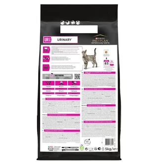 Сухой диетический корм для кошек при мочекаменной болезни Purina Pro Plan Veterinary Diets UR ST/OX Urinary с курицей 5 кг
