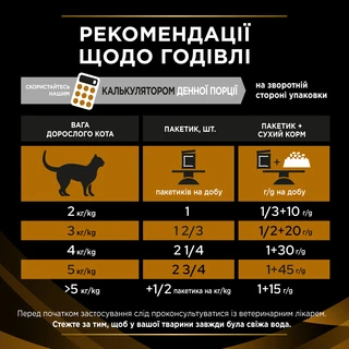 Упаковка вологого дієтичного корму для дорослих котів Purina Pro Plan Veterinary Diets NF Renal Function Advanced Care при патології нирок з куркою 10 x 85 г