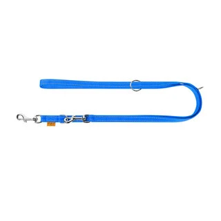 Поводок-перестежка "Dog Extremе" нейлоновий подвійний (ширина 25мм, довжина 100-180см), блакитний