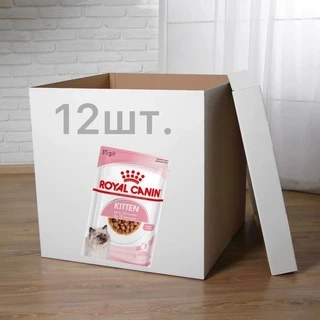 ПАК. Вологий корм Royal Canin KITTEN INSTINCTIVE IN GRAVY (Соус) для кошенят 12шт по 85 г