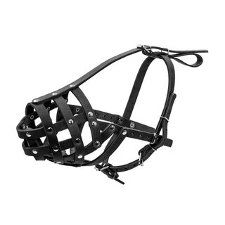 Намордник жорсткий "CoLLaR" (доберман, вівчарка, великий сеттер), чорний