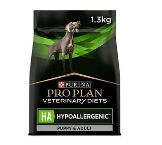 Сухий повнораціонний дієтичний корм для цуценят і дорослих собак Purina Pro Plan Veterinary Diets HA 1.3 кг