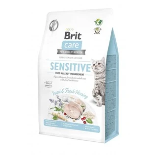 Сухой корм Brit Care Cat GF Insect для кошек с пищевой непереносимостью, с насекомыми и рыбой, 400 г