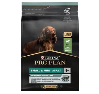 Сухой корм Purina Pro Plan Small Mini Adult 1+ Sensitive Digestion для собак мелких пород чувствительным пищеварением 3 кг