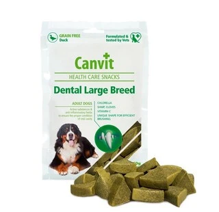 Полувлажные функциональные лакомства для собак крупных пород Canvit Dental Large Breed 250 г