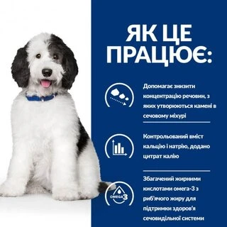 Сухой корм Hill's Prescription Diet c/d Multicare Urinary Care для собак всех пород с курицей 4 кг