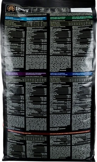 Сухой корм для кастрированных котов Savory со свежим мясом ягненка и курицы 8 кг