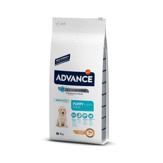 Сухой корм Advance Dog Maxi Puppy для щенков крупных пород с курицей и рисом 12 кг